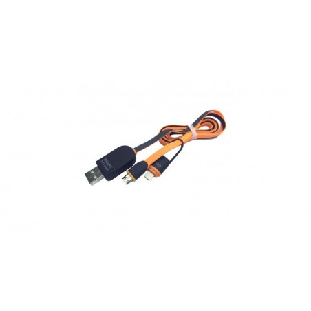 Cablu USB 2 in 1 cu afisaj voltaj si amperaj