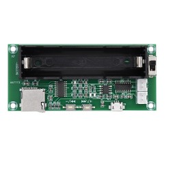Amplificator 2x3W cu incarcare acumulator si card microSD
