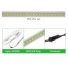 Bagheta led in carcasa din plastic 2835 100cm 144led/m alb rece