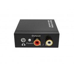 Convertor digital analog audio H-19, intrare coax si toslink