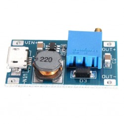 Modul convertor step-up cu micro USB OKY3501-6 cu MT3608