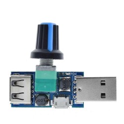 Modul control tensiune USB cu potentiometru, 2.5-8V, 5W