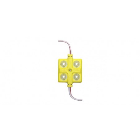 Modul 4 LED 5730, 12V, galben 3636-5730-Y