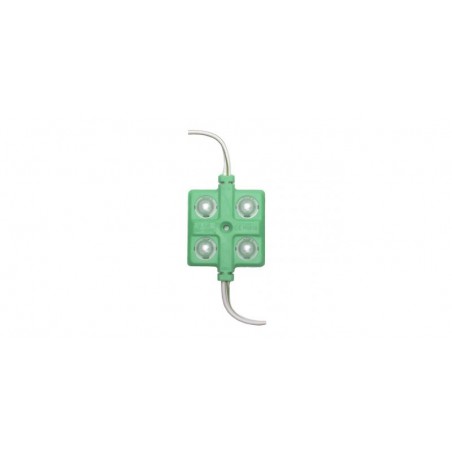 Modul 4 LED 5730, 12V, verde 3636-5730-G