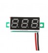 Voltmetru de panou albastru 0.28" cu 2 fire OKY4094-Blue