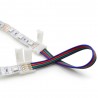 Cablu compatibil cu banda LED RGB 5050 cu 2 clipsuri