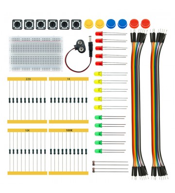 Kit componente pentru placi de dezvoltare compatibile Arduino