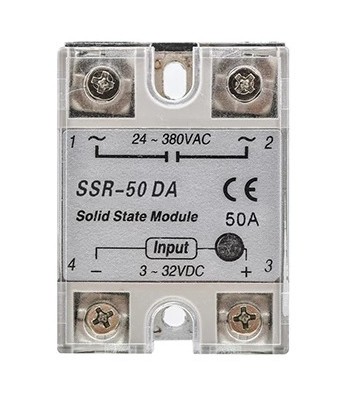 Modul releu electronic SSR-50DA, 50 A, 24 - 380 V AC OKN1205-3