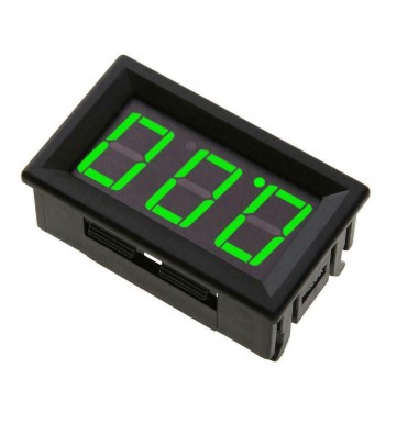Voltmetru de panou afisaj verde, carcasa din plastic, 0-100V cu 3 fire OKY4092-Green Voltmetru de panou afisaj verde, carcasa din plastic, 0-100V cu