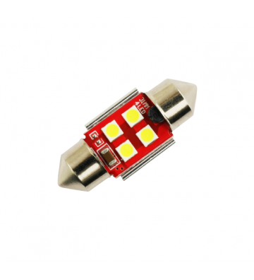 Bec auto C5W Sofit cu 4 led-uri 31mm Bec auto C5W Sofit cu 4 led-uri 31mm