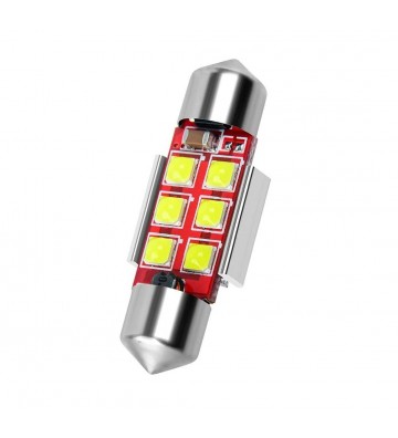 Bec auto C5W Sofit cu 6 led-uri 36mm