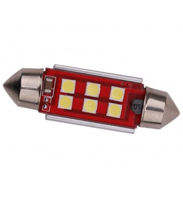 Bec auto C5W Sofit cu 6 led-uri 39mm