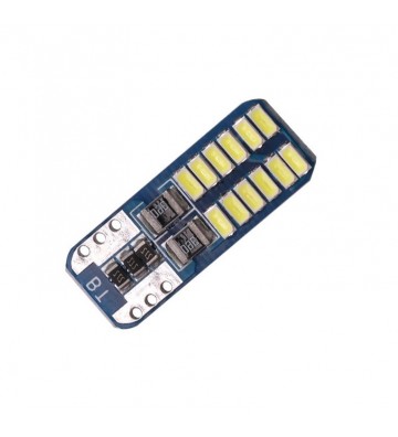 Bec auto T10 PCB cu 24 led-uri 3014 si CANBUS Bec auto T10 PCB cu 24 led-uri 3014 si CANBUS