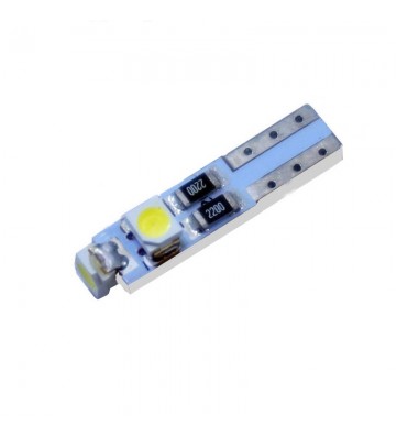 Bec auto T5 PCB cu 3 led-uri 3020 alb Bec auto T5 PCB cu 3 led-uri 3020 alb