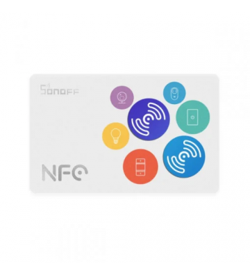 Eticheta NFC autoadeziva NFC-Tag Sonoff, reinscriptibil, 10.000