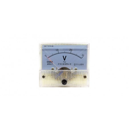Voltmetru analogic de panou 30V curent alternativ