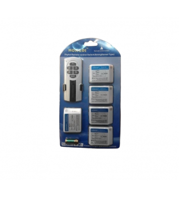 Kit lustra cu telecomanda RF cu 5 receptoare 12345 10106523 Kit lustra cu telecomanda RF cu 5 receptoare 12345 10106523