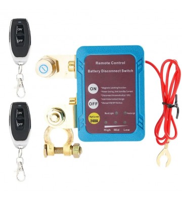 Intrerupator de deconectare a bateriei auto cu telecomanda RCBatt Intrerupator de deconectare a bateriei auto cu telecomanda