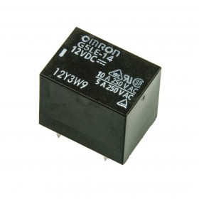 Releu electromagnetic 12VDC 10A SPDT THT G5LE-14 12VDC Releu electromagnetic 12VDC 10A SPDT THT G5LE-14 12VDC
