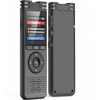 Reportofon digital voice recorder MP3, activare vocala, anulare