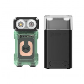 Lanterna reincarcabila EDC, 700 LM, cap reglabil 180 grade, culoare verde, Wuben X3-Pro Lanterna reincarcabila EDC, 700 LM, cap reglabil 180 grade