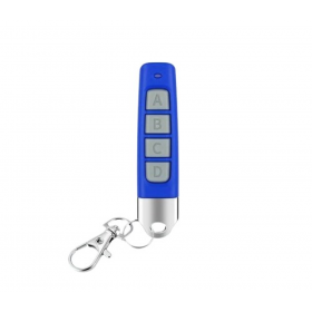 Telecomanda universala programabila 4 butoane ABCD, albastru, TX433-B 433MHz Telecomanda universala programabila 4 butoane ABCD, albastru