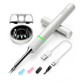 Aparat curatare urechi Bebird N5 Pro Alb pentru adulti si copii, camera HD, WiFi N5ProWhite Aparat curatare urechi Bebird N5 Pro Alb pentru adulti si