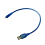 Cablu de date USB 2.0 la MicroUSB 30cm OKYN0257-M