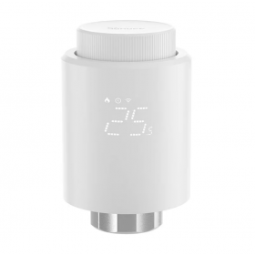 Controler de temperatura inteligent pentru calorifer, Zigbee 3.0, Control prin aplicatie, Afisaj LCD, Alb, Sonoff TRVZB Controler de temperatura inteligent pentru calorifer, Zigbee