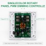 Controller de reglare a luminozitatii LED, 12V-24V DC, 30A