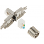 Mufa RJ45 FTP Cat.7 metalica - sertizare fara cleste