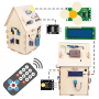 Kit didactic IoT WiFi basic smart home, DIY QE001