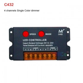 Controller Dimmer Led 12V-24V DC, 32A, C432 Controller Dimmer Led 12V-24V DC, 32A, C432