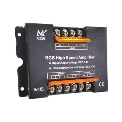 Amplificator Banda LED RGB 5V, 12V, 24V DC 30A A330-30A
