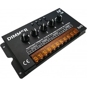 Controller dimmer monocrom pentru banda led DC 12V-24V, max 50A, D550 Controller dimmer monocrom pentru banda led DC 12V-24V, max