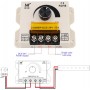 Dimmer LED 30A, 5V-24V DC, reglaj manual pornit/oprit, D130S-30A