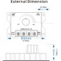 Dimmer LED 30A, 5V-24V DC, reglaj manual pornit/oprit, D130S-30A