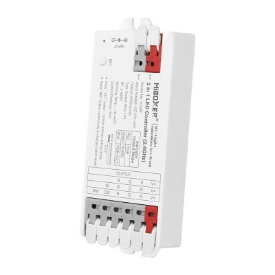 Controller dimmer Led 2.4Ghz, 2-24V DC, RGB/RGBW/RGBCCT MiBoxer