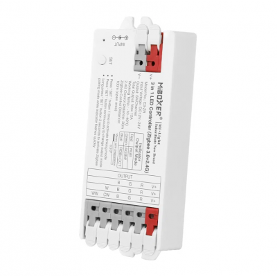 Controller Dimmer Led LED, Zigbee 3.0 + 2.4G, 12-24V DC