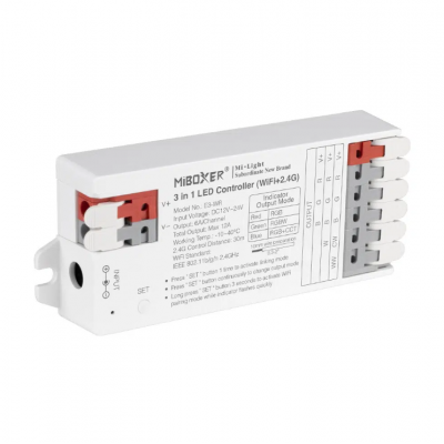 Controller Dimmer Led RGB/RGBW/RGBCCT, Tuya, WiFi+2.4G