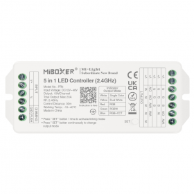 Controller Dimmer Led MiBoxer PR5 5in1 2.4Ghz 12-48V DC Controller Dimmer Led MiBoxer PR5 5in1 2.4Ghz 12-48V DC