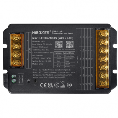 Controller Dimmer Led, Tuya, WiFi+2.4G, 12-48VDC MiBoxer HW5