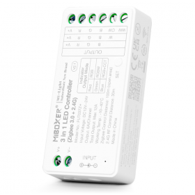 Controller Dimmer Led RGB/RGBW/RGBCCT, Zigbee 3.0+ 2.4Ghz, 12-24VDC MiBoxer FUT037Z+ Controller Dimmer Led RGB/RGBW/RGBCCT, Zigbee 3.0+ 2.4Ghz