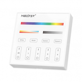 Telecomanda Led RGB + CCT, Alb MiBoxer B4 Telecomanda Led RGB + CCT, Alb MiBoxer B4