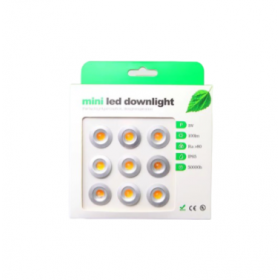 Spot LED Alb Cald Mini Rotund 1W pentru Interior si Exterior IP65 DC12V 9 BUC Spot LED Alb Cald Mini Rotund 1W pentru Interior si Exterior