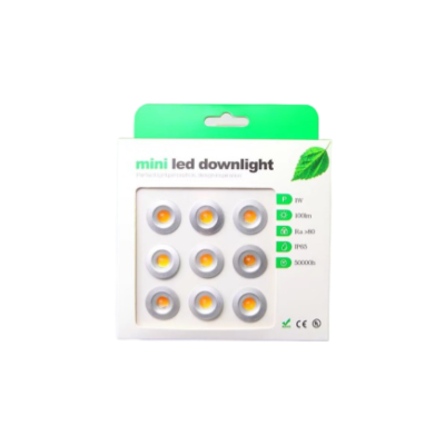 Spot LED Alb Cald Mini Rotund 1W pentru Interior si Exterior