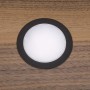 Spot LED Incastrat 2.5W, Alb Rece 4000K, Metalic, Adancime