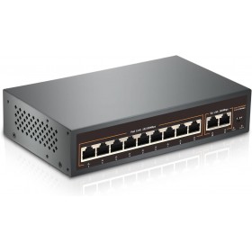Switch smart PoE 9 porturi 10/100mbps, 120W, 9FE(PoE)+2FE, F0920FBL-A Switch smart PoE 9 porturi 10/100mbps, 120W, 9FE(PoE)+2FE