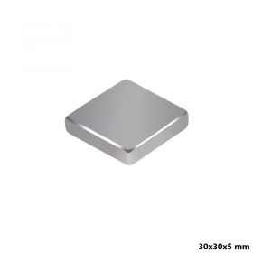 Magnet neodim 30x30x5 mm, patrat, N35 Magnet neodim 30x30x5 mm, patrat, N35