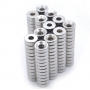 Magnet neodim 10x3 mm, gaura de 4 mm cu sanfren, disc, N35